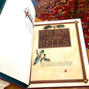 The Boy of the Bells Book like new. By Carly Simon illustrated by m datz. 1990